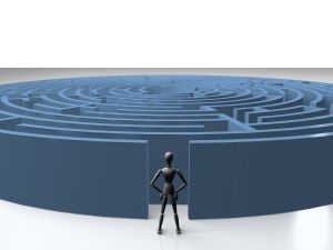 Financial maze alternate text for this image