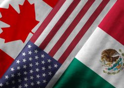 flags of the north american free trade agreement