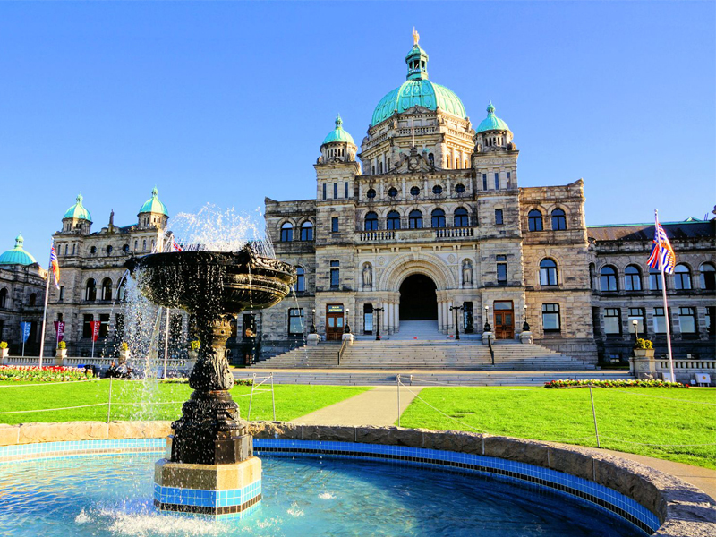 British Columbia provincial parliament building, Victoria, BC