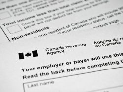 Canadian tax form Canada Revenue Agency