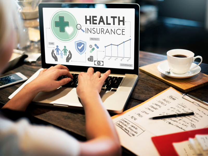 Health Insurance Assurnace computer laptop