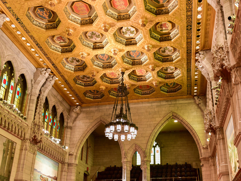 Senate of Parliament Building, Ottawa, Canada