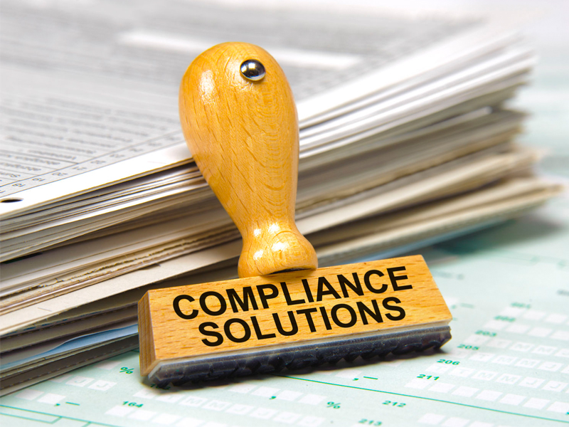 compliance solutions rubber stamp