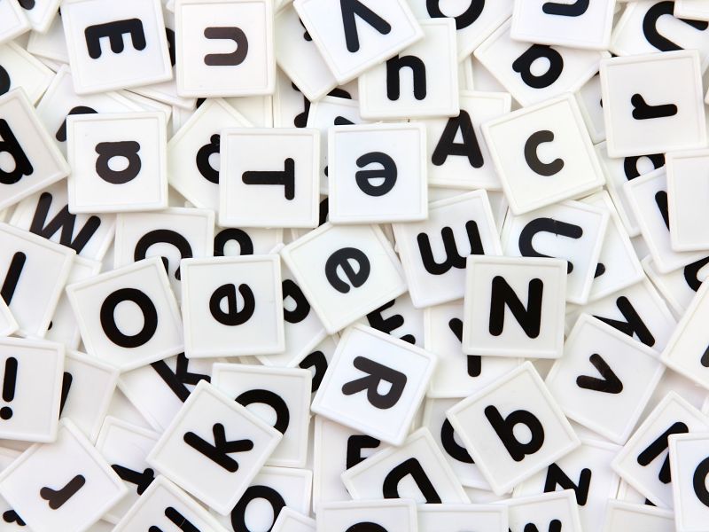 alphabet letter tiles