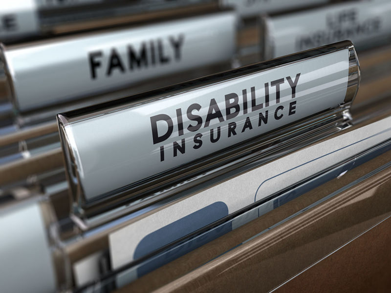 disability insurance file folder