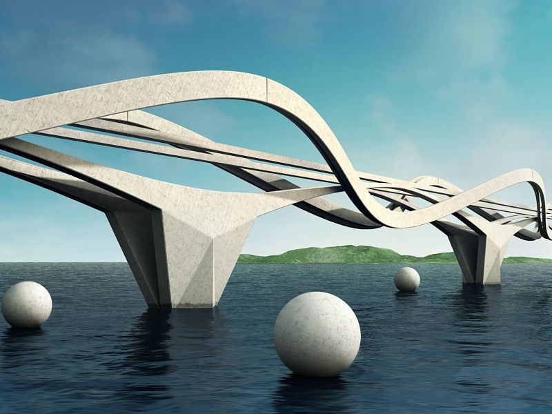 futuristic bridge