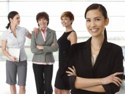 Team of diverse businesswomen