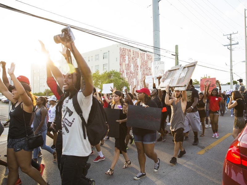 black lives matter peaceful protest