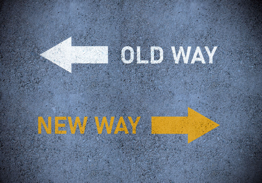 old way, new way