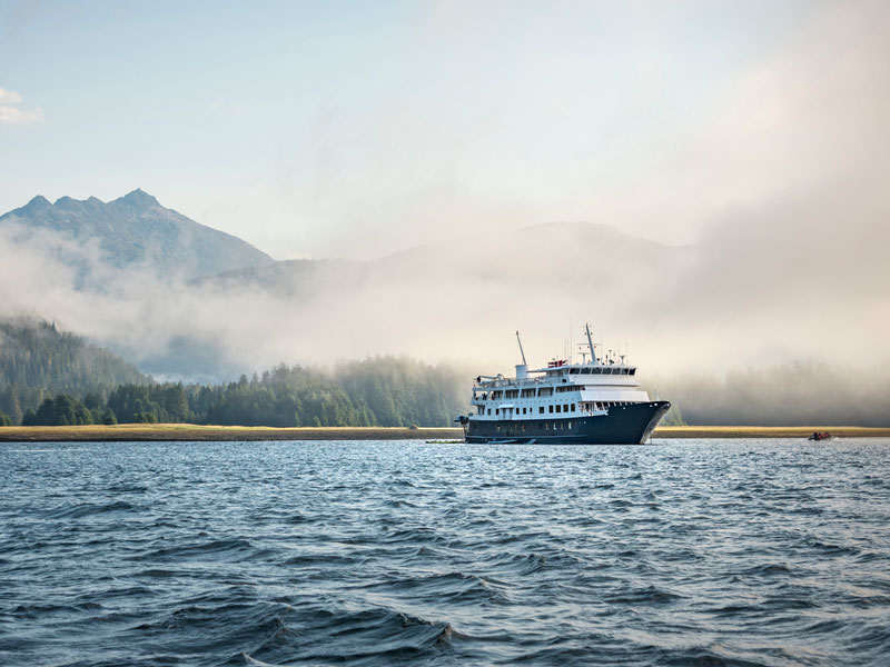 Alaskan cruise ship