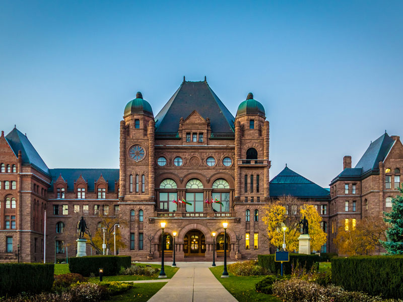 Queen's park, Ontario