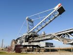 Mining equipment: Bucketwheel reclaimer stock photo