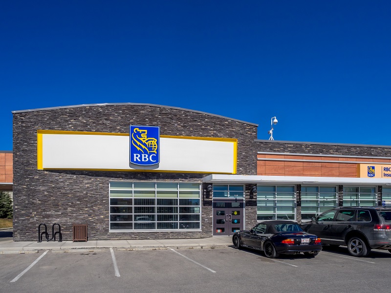 RBC Bank branch stock photo