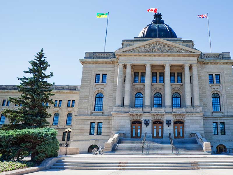 Saskatchewan Legislative Building in Regina