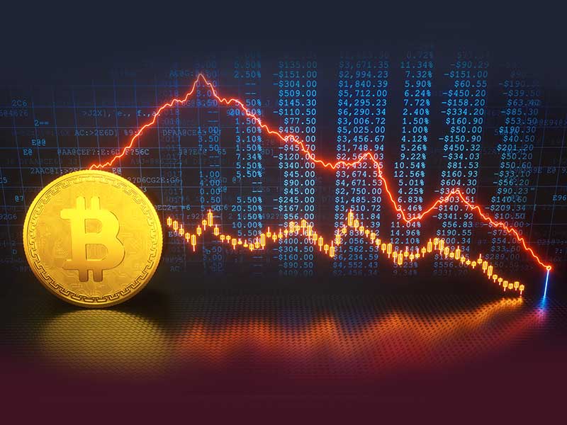 Bitcoin with increasingly negative financial data