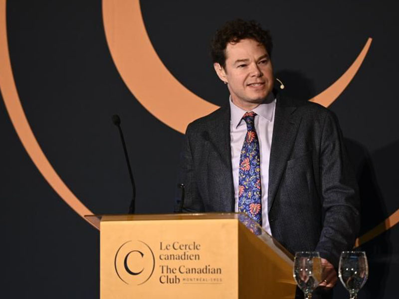 Louis Morisset speaks to the Canadian Club in February