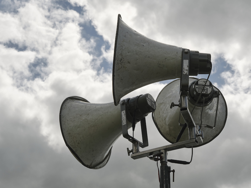 Air raid sirens