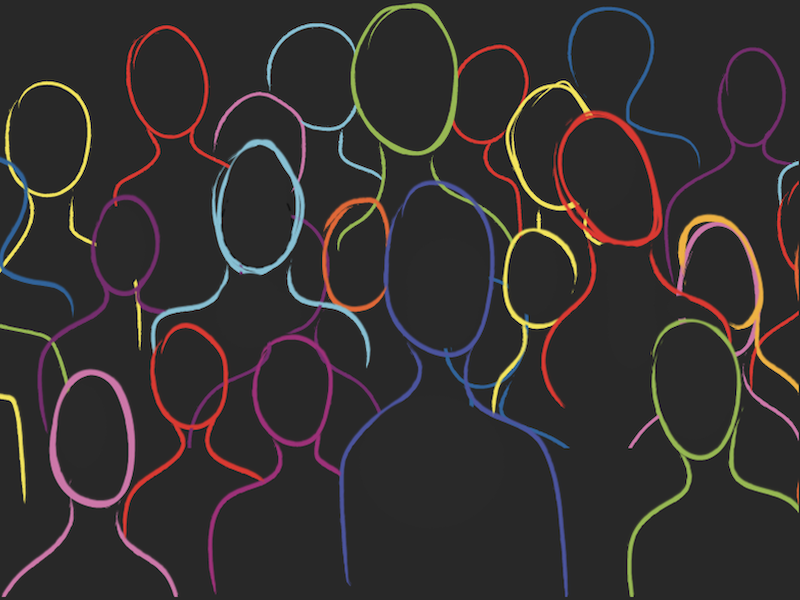 outline of people